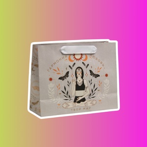 Пакет крафтовый подарочный «Гармония»