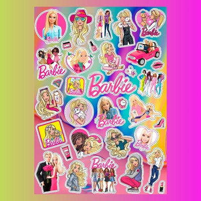 Стикерпак Барби, А4