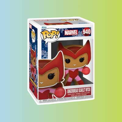Фигурка Funko POP! Bobble Marvel Holiday Gingerbread Scarlet Witch (57129)