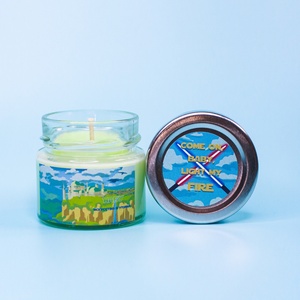 Ароматическая свеча by Stickerpachechnaya x  Elevtheria. Планеты Star Wars. 100 мл (Набу)