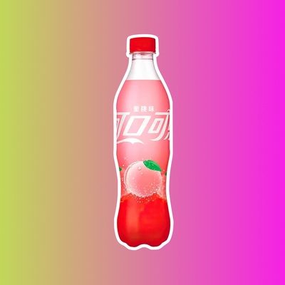 Газированный напиток Coca-Cola Peach со вкусом персика, 500 мл