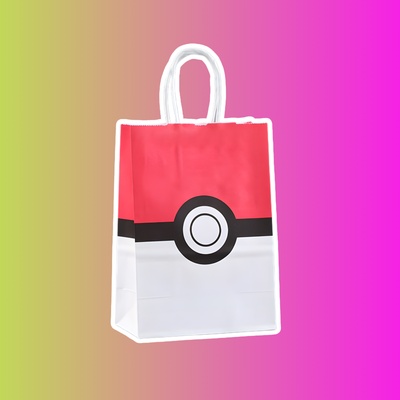 Пакет подарочный Покебол, маленький
