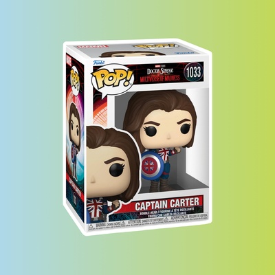 Фигурка Funko POP! Bobble Marvel What If Captain Carter Stealth Suit (968)