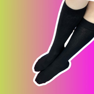 Чулки чёрные