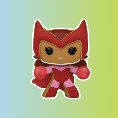 Фигурка Funko POP! Bobble Marvel Holiday Gingerbread Scarlet Witch (57129)