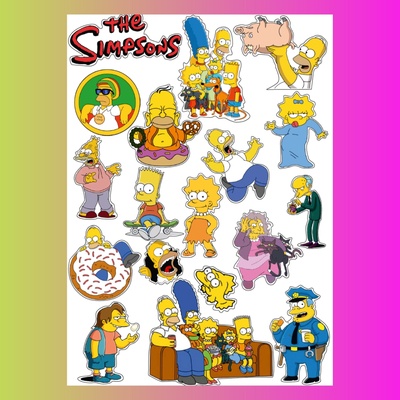 Стикерпак Симпсоны, А4