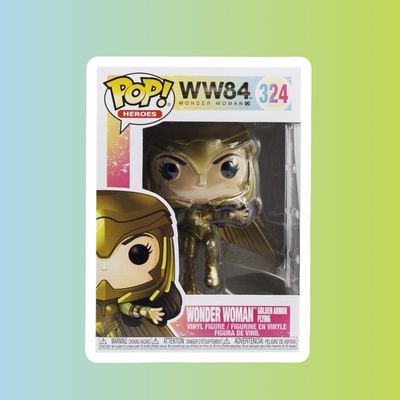 Фигурка Funko POP Heroes: Wonder Woman 1984 – Wonder Woman Golden Armor Flying (324)