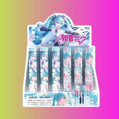 Случайная ручка "Хатсуне Мику", голубая упаковка
