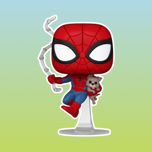 Фигурка Funko POP! Bobble Marvel Spider-Man with Sandwich the Dog (Exc) (1449)