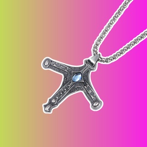 Кулон "Значок охотника с мечом: Bloodborne"