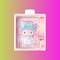 Блокнот "Sanrio" со сквишем (My Melody с голубым бантом)