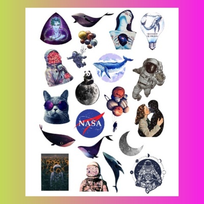 Стикерпак Космос, А4