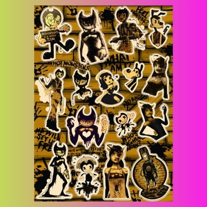 Стикерпак: Бенди и Чернильная Машина, А4