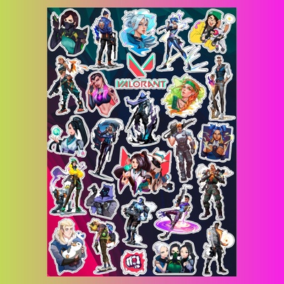 Стикерпак Валорант (Valrant), А4 