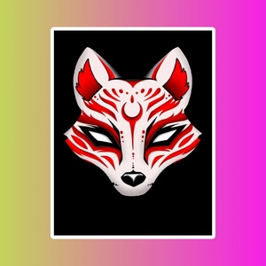 Сумка-шопер "Маска Кицунэ"