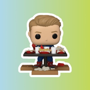Фигурка Funko POP! Deluxe Bobble Marvel Captain America Shawarma (Exc) (54897)