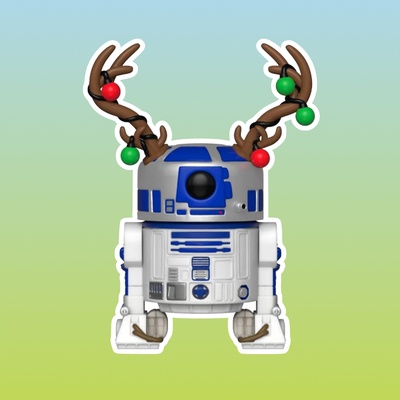 Фигурка Funko POP! Bobble Star Wars Holiday R2-D2 w/Antlers (275)