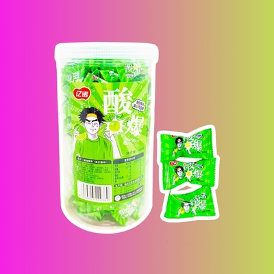 Кислые конфеты с шипучкой внутри "Sour Burst" IZI, 3 гр