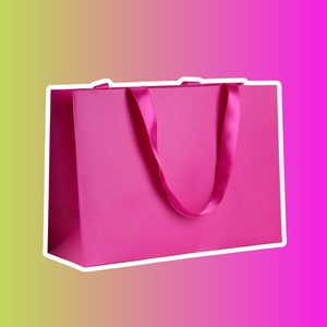 Подарочный пакет "Фуксия", 28х20х10 см