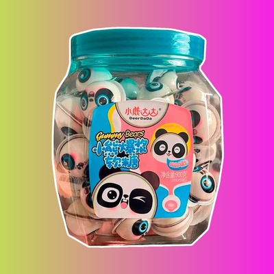 Жевательный мармелад Deer DaDa Панда с жидкой начинкой, 18 гр