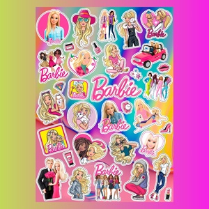 Стикерпак Барби, А4