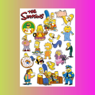Стикерпак Симпсоны 2, А4