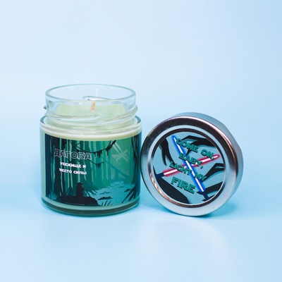 Ароматическая свеча by Stickerpachechnaya x  Elevtheria. Планеты Star Wars. 200 мл