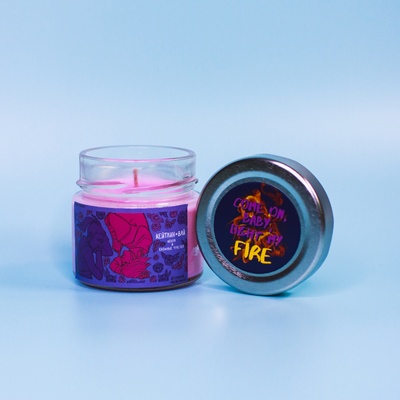 Ароматическая свеча Stickerpachechnaya x Elevtheria. Arcane, 100 мл