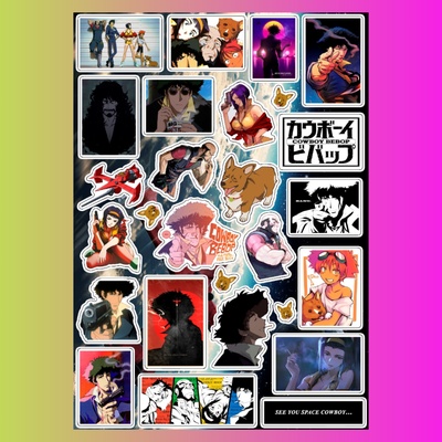 Стикерпак Кавбой Бибоп, А4