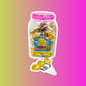 Леденец на палочке Yellow dragon со вкусом лимона и йогурта 15гр