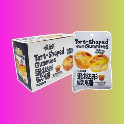 Жевательные конфеты из нуги "Tart-Shaped Gummies" Bo Guole (Guangdong Tianfeng) со вкусом кокоса и к