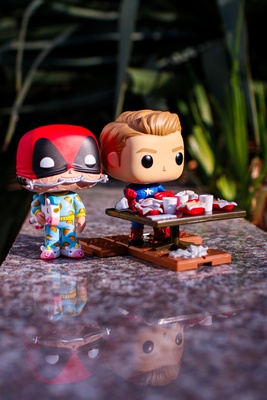 Фигурка Funko POP! Deluxe Bobble Marvel Captain America Shawarma (Exc) (54897)