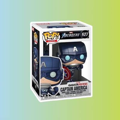 Фигурка Funko POP! Bobble: Marvel: Avengers Game: Captain America (627)