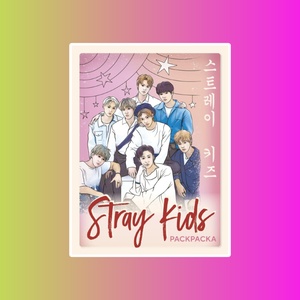 Э.КультВсел.Stray kids.Раскраска с участниками популярных k-pop групп.