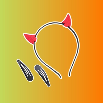 Ободок для волос и заколки «Выпусти своих демонов»