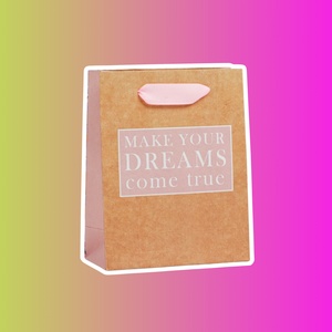 Пакет крафтовый вертикальный «Dreams», S