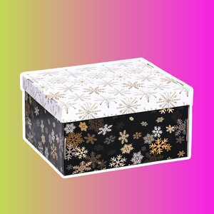 Складная коробка "Снегопад"