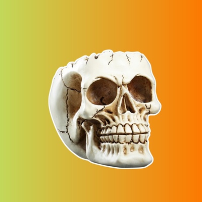 Подставка конфетница "Череп"