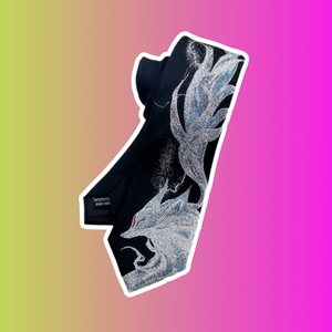 Галстук "Снежная кицунэ"