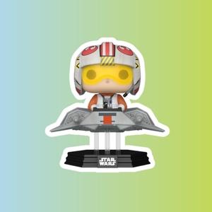 Фигурка Funko POP! Rides Bobble Star Wars Ep 5 ESB Luke Skywalker in T-47 Airspeeder(Exc)(662)