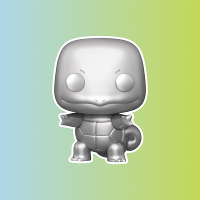 Фигурка Funko POP! Games Pokemon Squirtle Silver (MT) (504)