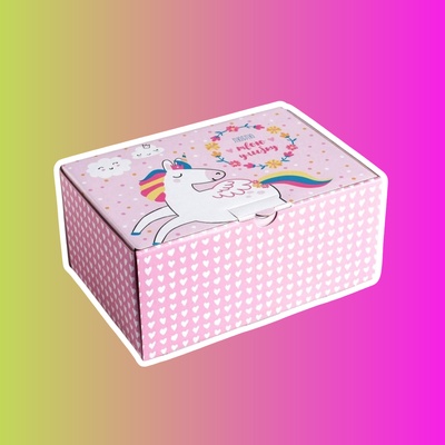 Коробка‒пенал, упаковка подарочная, «Единорожка», 22 х 15 х 10 см