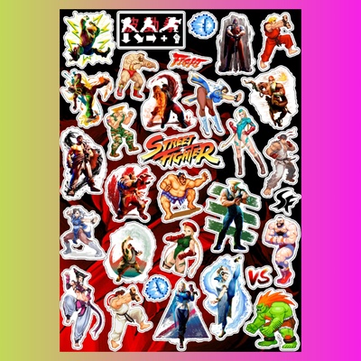 Стикерпак Street Fighter, А4