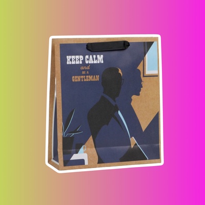 Пакет подарочный «Keep calm»