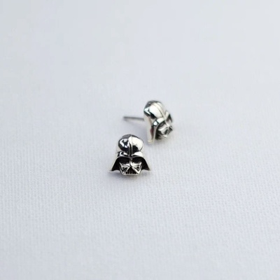 Комплект пусетов "Дарт Вейдер: Star wars" Stickerpachechnaya x Spirit.h.om.e