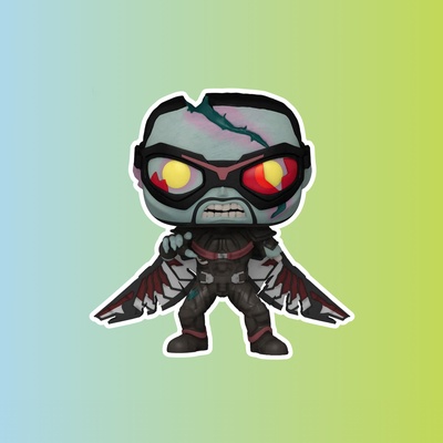 Фигурка Funko POP! Bobble Marvel What If Zombie Falcon (942)
