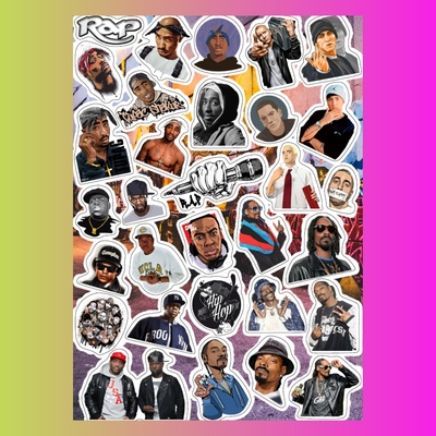 Стикерпак Рэперы олдскул, А4