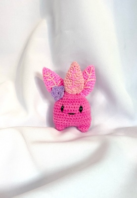 Вязаный брелочек Мандрагора