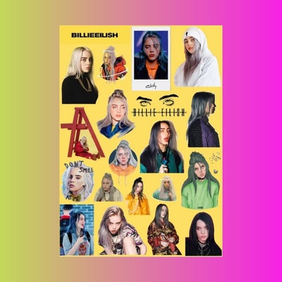 Стикерпак Билли Айлиш, А4