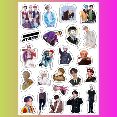 Стикерпак: ATEEZ, А4